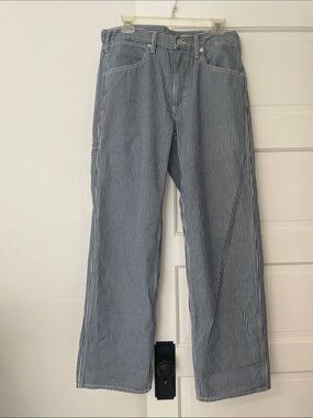 AYR Houseplant Pant in Hickory Stripe